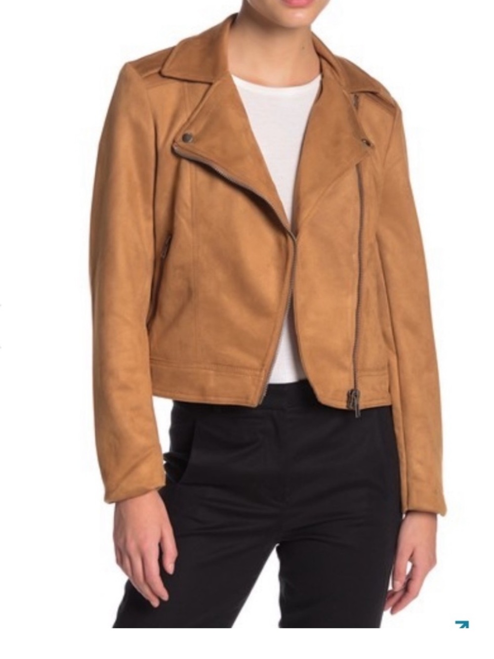 philosophy Faux Moto Jacket in Orange Size Large Like New - Picture 5 of 5